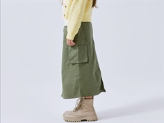 Name It deep lichen green long twill cargo skirt